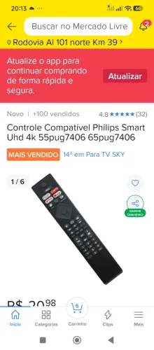Controle remoto 