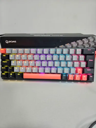 Teclado Gamer Mecânico 60% Switch Red