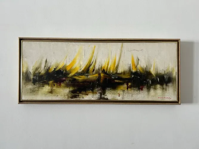 Quadro Barcos de Mario Teixeira 