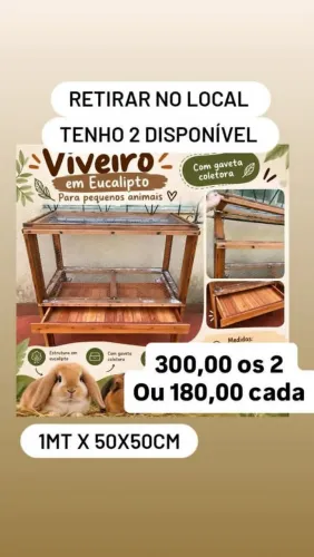 Viveiro para pequenos animais