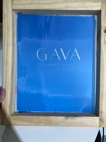 Tela para serigrafia gravada 25x30