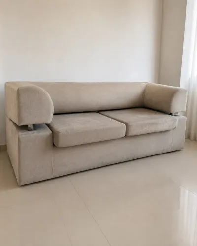 Sofá verde seminovo
