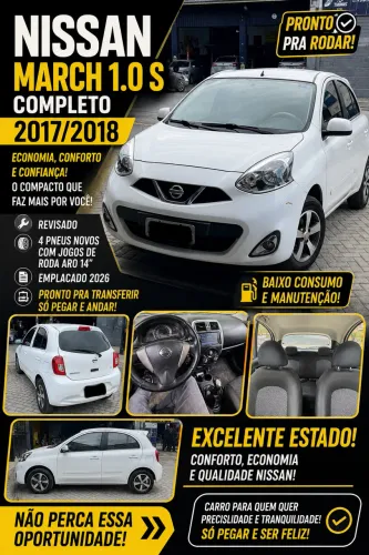 Nissan March S 1.0 12V Flex 5P 2018