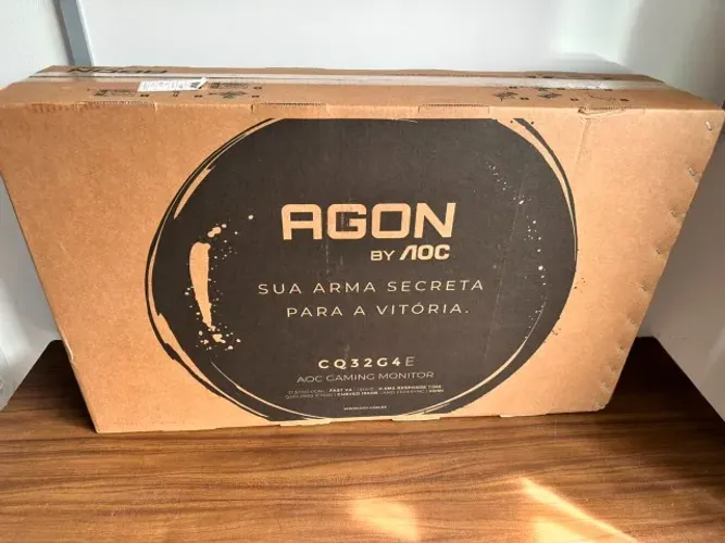 Monitor Gamer Curvo AOC 32" 2K 180hz 0,5ms LACRADO ! NOVO! N. Fiscal e Garantia, Agon Quad