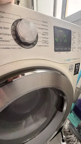 Lava e Seca Samsung Ecobubble 10.1kg WD10M Branca 127v