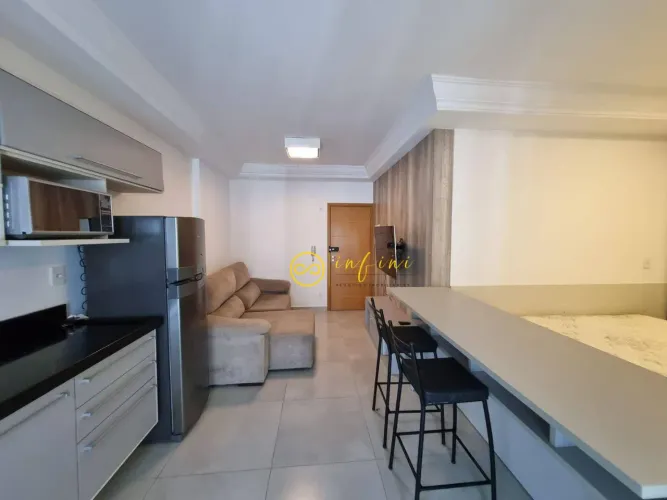 Apartamento Studio Mobiliado com 1 Quarto para alugar, 58 m² por R$ 4.000/mês - Condomínio