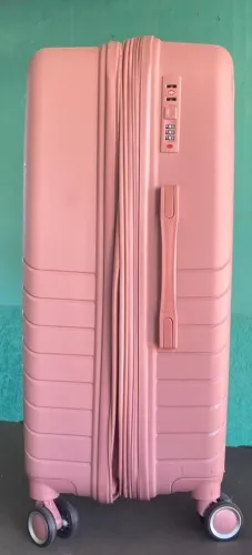 Mala grande rígida rosa
