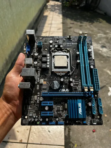 PLACA MÃE + PROCESSADOR