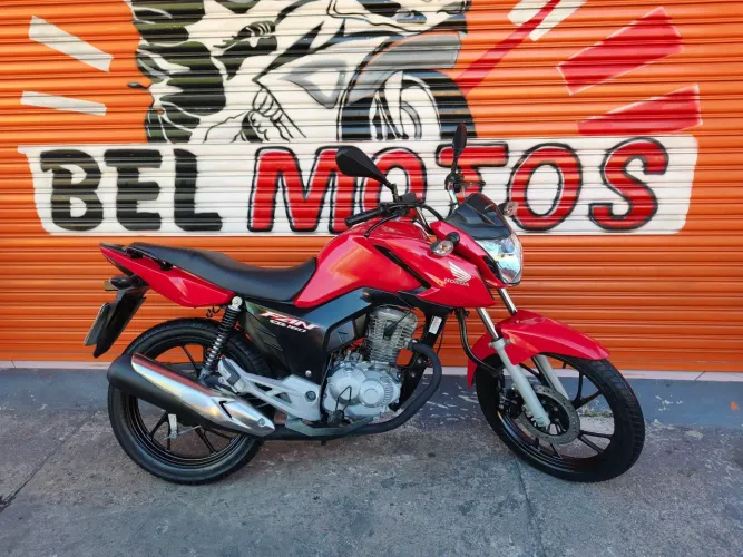 HONDA CG 160 FAN 2022 UNICO DONO COM APENAS 74 MIL KM BEL MOTOS