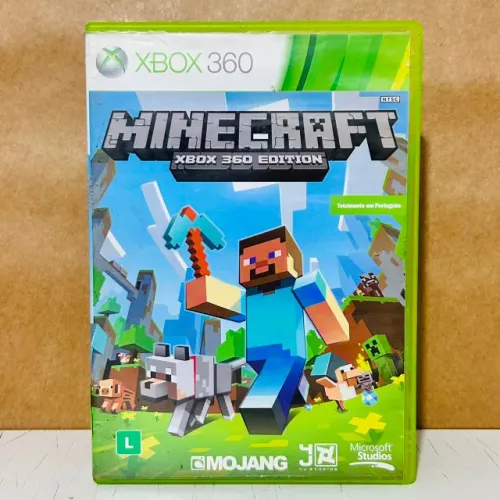 Minecraft Xbox 360 Original Seminovo