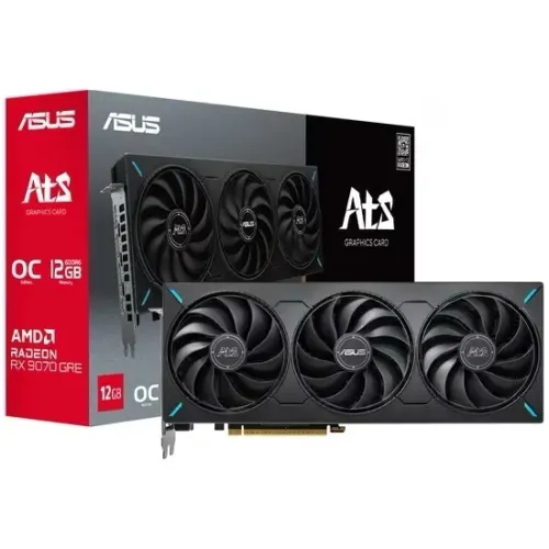 Placa de Vídeo Asus ATS Radeon RX 9070 GRE OC 12GB GDDR6 PCI-Express - Lacrada na caixa!