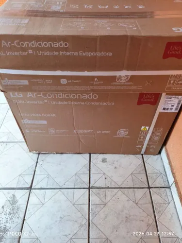 Ar Condicionado Split Inverter LG Hi Wall Dual Voice +AI 9000BTUs Frio 220V