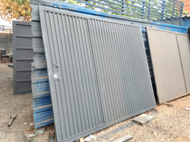 Portão pronto trapézio medida 2.62x2.10