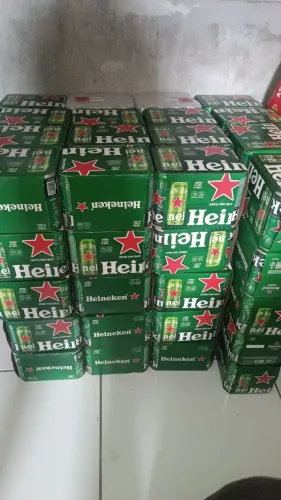 Estoque de Heineken 350 ml Lata 53 reais a caixa