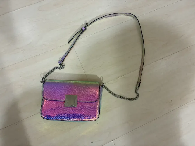 Bolsa lateral holográfica 