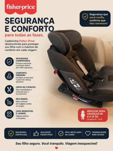 Cadeirinha Fisher Price