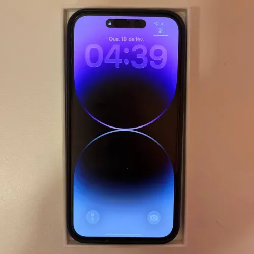 Iphone 14 Pro Max - 128Gb - 85% Bat - Roxo - Caixa e Capa