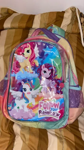 Mochila Escolar Unicórnio
