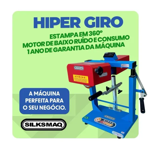 Vendo Máquina Hiper Giro para impressão trasnfer laser em brindes copos,camisas, etc.