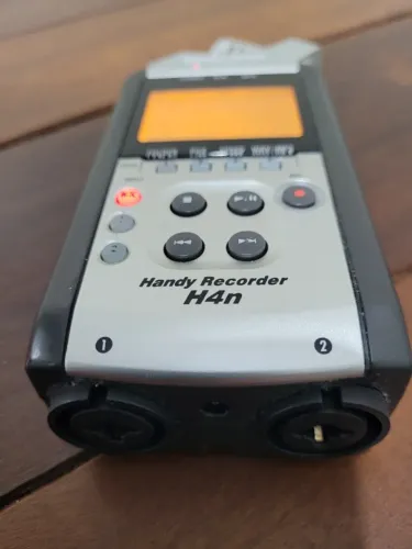 Gravador Digital Zoom H4n Handy Recorder + Estojo Original - Oportunidade