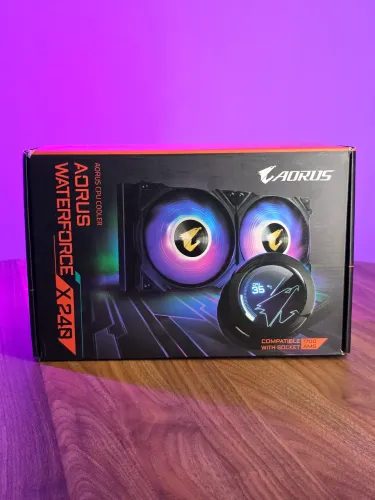 Water Cooler Aorus Waterforce X 240 LCD (NF + GARANTIA)