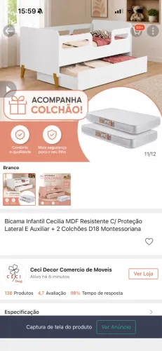 Cama infantil