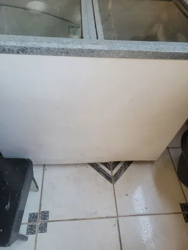 Vende se 1 frezer  expositor 2 portas