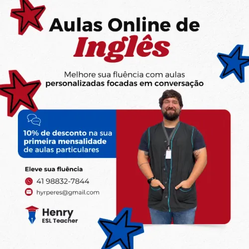 Aulas Particulares de Inglês Online