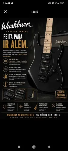 Guitarra washburn