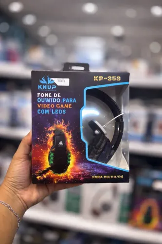 Fone Headset gamer sem fio - ENTREGA A DOMICÍLIO 