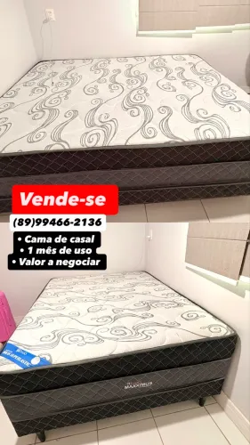 Vende-se cama de casal, 1 mês de uso