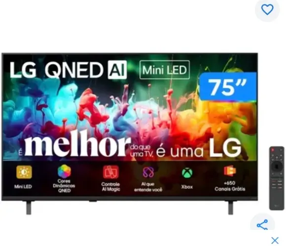 Vendo Smart LG 75 polegadas