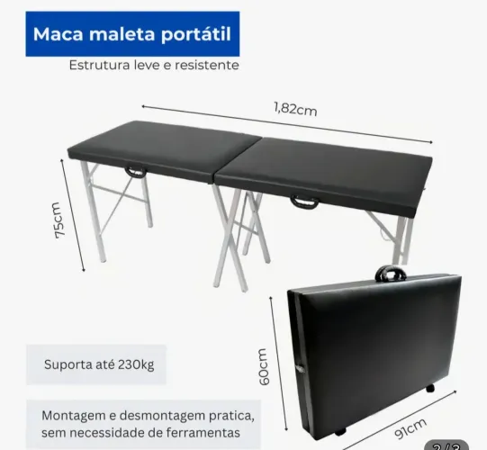 Vende maca dobrável 