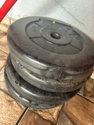 Disco de barra academia