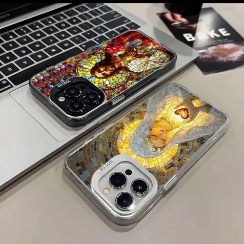 Capinha Católica para IPhone - Jesus e Nossa Senhora