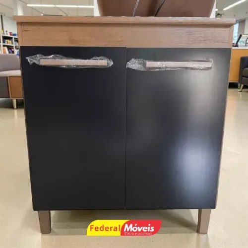 Balcão 2P Tampo Fechado 72 cm - Mega Oferta!