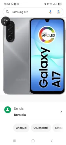Samsung A17 128GB novo na caixa