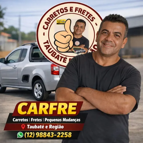 CARFRE. - CARRETOS E FRETES - Taubaté e Região.
