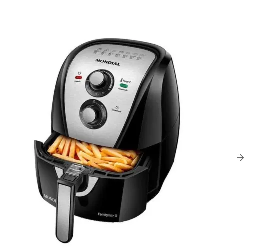 Air Fryer Mondial Family AFN-40-BI Preto 4L com Timer