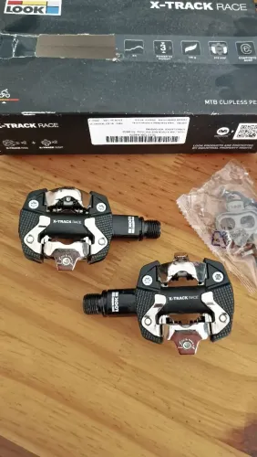 Pedal de bicicleta spd look track race MTB - Gravel