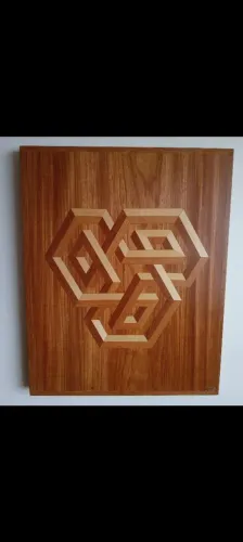 Quadro em marchetaria