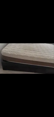 Cama e box casal