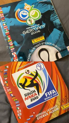 Álbuns das Copas 2006 + 2010 COMPLETOS