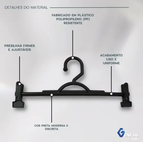 Cabide para calça camisetas e etc 