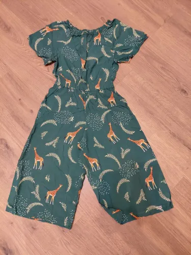 Macacão Infantil CamuCamu Tam 8 Estampa Girafa