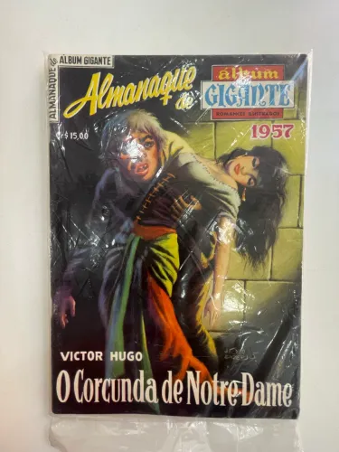 Raridade 1957 Almanaque Álbum Gigante EBAL - O Corcunda de Notre Dame histórico anos 50