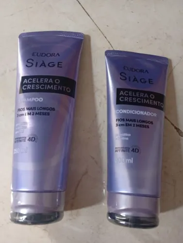 Shampoo Acelera Crescimento Eudora!