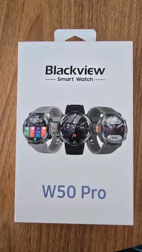 Smart Watch Blackview W50 Pro - Cor Preta - Duas Pulseiras 