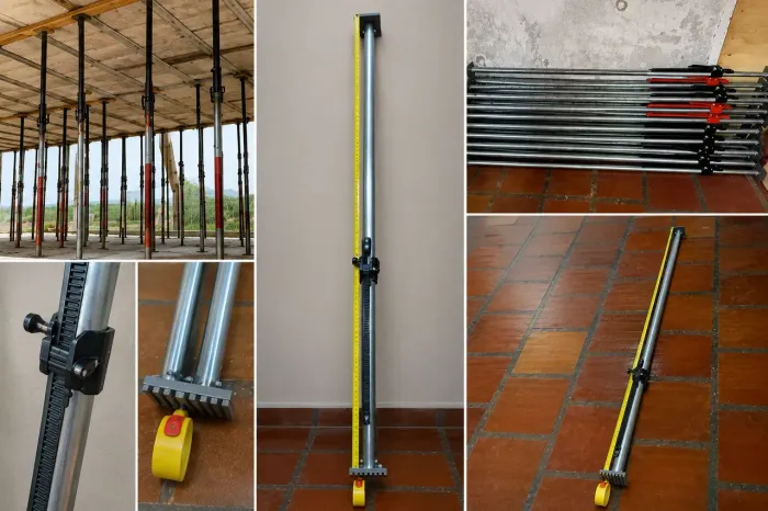 Escora Metálica Regulável 2,65 m | também serve como trava para baú de caminhão