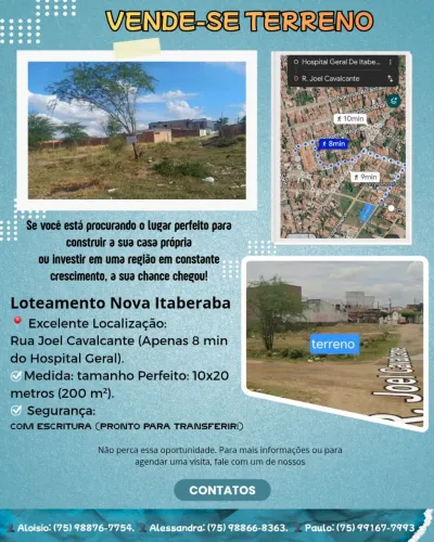 Vendo terreno